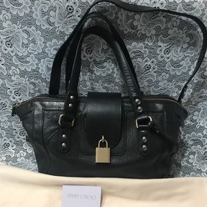 Jimmy Choo Black bag with three straps clean used